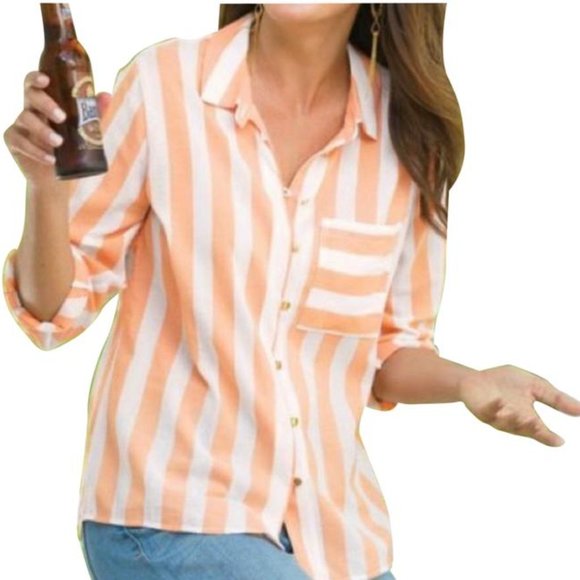 Soft Surroundings Tops - Soft Surroundings blouse adjustable sleeve NWT size Large